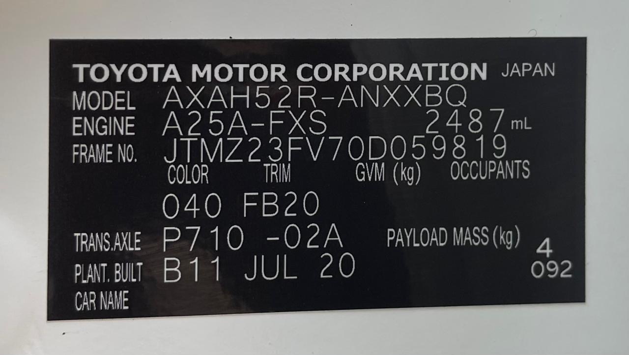 TOYOTA RAV 4 HYBRID 2020 - Image 27